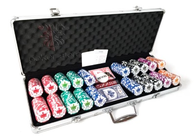 Набор для покера Empire 500 фишек Номиналы 5, 25, 50, 100, 500 и 1000
Сумма номиналов = 93000